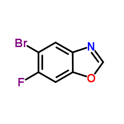 5-Bromo-6-fluoro-1,3-benzoxazole Structure