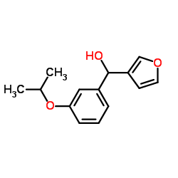 3-Furyl(3-isopropoxyphenyl)methanol结构式