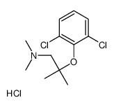 2-(2,6-dichlorophenoxy)-N,N,2-trimethylpropan-1-amine,hydrochloride结构式