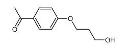 1-(4-(3-hydroxypropoxy)phenyl)ethanone结构式