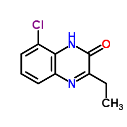 8-Chloro-3-ethyl-2(1H)-quinoxalinone结构式