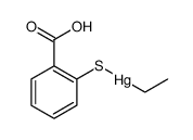 2-(ethylmercuriothio)benzoic acid structure