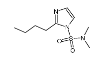 2-butyl-3-dimethylaminosulfonylimidazole Structure