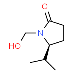 2-Pyrrolidinone,1-(hydroxymethyl)-5-(1-methylethyl)-,(S)-(9CI) picture