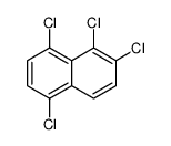 1,2,5,8-tetrachloronaphthalene结构式