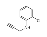 Benzenamine, 2-chloro-N-2-propynyl- (9CI)结构式