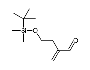 4-[tert-butyl(dimethyl)silyl]oxy-2-methylidenebutanal结构式