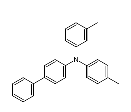 3,4-dimethyl-N-(4-methylphenyl)-N-(4-phenylphenyl)aniline Structure