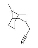 3,9-Diazabicyclo[3.3.1]nonane-3-acetonitrile,9-methyl-(8CI) Structure