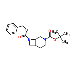 3-boc-8-cbz-3,8-diazabicyclo[4.2.0]octane Structure