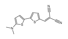 2-[[5-[5-(dimethylamino)thiophen-2-yl]thiophen-2-yl]methylidene]propanedinitrile Structure