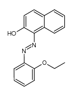 1-{2-ethoxy-benzeneazo}-2-naphthol Structure