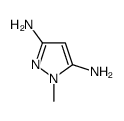1-甲基-1H-吡唑-3,5-二胺结构式