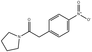 2-(4-硝基苯基)-1-(吡咯烷-1-基)乙烷-1-酮结构式
