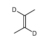 2-butene-2,3-d2 (gas) (cis/trans mixture)结构式