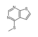 4-methylsulfanyl-thieno[2,3-d]pyrimidine结构式