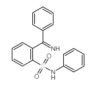 2-(benzenecarboximidoyl)-N-phenyl-benzenesulfonamide结构式