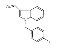 1-(4-FLUORO-BENZYL)-1H-INDOLE-3-CARBALDEHYDE structure