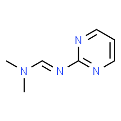 Methanimidamide, N,N-dimethyl-N-2-pyrimidinyl-, (1E)- (9CI)结构式