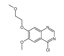 4-chloro-6-methoxy-7-(2-methoxyethoxy)quinazoline Structure