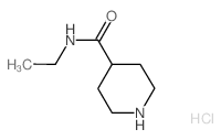 N-Ethyl-4-piperidinecarboxamide hydrochloride结构式