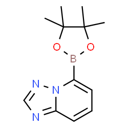 [1,2,4]三唑并[1,5-A]吡啶-5-硼酸频哪醇酯结构式
