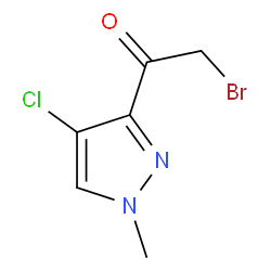 2-溴-1-(4-氯-1-甲基-1H-吡唑-3-基)乙酮图片