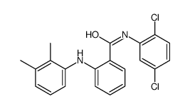 N-(2,5-dichlorophenyl)-2-(2,3-dimethylanilino)benzamide结构式