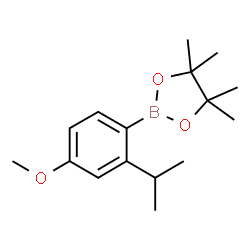 2-Isopropyl-4-methoxyphenyl boronic acid pinacol ester结构式