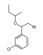 1-(2-bromo-1-butan-2-yloxyethyl)-3-chlorobenzene结构式