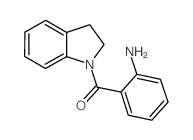 (2-氨基苯基)(2,3-二氢-1H-吲哚-1-基)甲酮结构式
