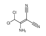 2-(1-amino-2,2-dichloroethylidene)propanedinitrile结构式