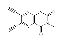 6,7-diethynyl-1,3-dimethylpteridine-2,4(1H,3H)-dione Structure