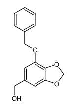 (7-Benzyloxy-benzo[1,3]dioxol-5-yl)-methanol structure