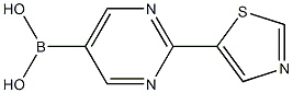 (2-(thiazol-5-yl)pyrimidin-5-yl)boronic acid Structure