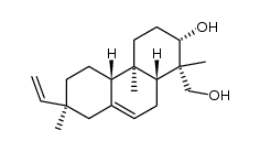 (13S)-7,15-Pimaradiene-3β,19-diol structure