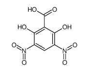 2,6-dihydroxy-3,5-dinitrobenzoic acid Structure