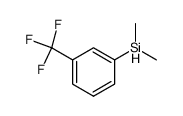 3-CF3C6H4(CH3)2SiH Structure