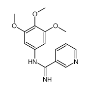 N'-(3,4,5-trimethoxyphenyl)pyridine-3-carboximidamide结构式