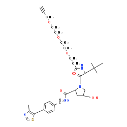 (S,R,S)-AHPC-PEG3-Alkyne Structure