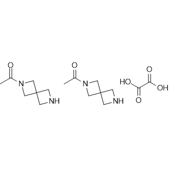 1-(2,6-Diazaspiro[3.3]heptan-2-yl)ethanone hemi(oxalic acid) Structure