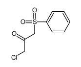 3-Chloro-1-phenylsulfonyl-2-propanone Structure