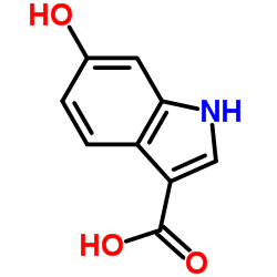 6-羟基-1H-吲哚-3-羧酸结构式