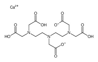 calcium N,N-bis[2-[bis(carboxymethyl)amino]ethyl]glycinate (1:1) Structure