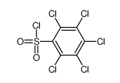 2,3,4,5,6-pentachlorobenzenesulfonyl chloride结构式