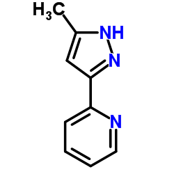 2-(5-甲基-1H-3-吡唑基)吡啶结构式