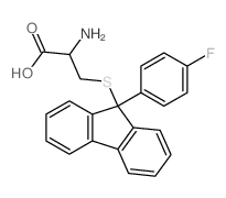 L-Cysteine,S-[9-(4-fluorophenyl)-9H-fluoren-9-yl]-结构式