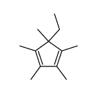 5-ethyl-pentamethyl-1,3-cyclopentadiene Structure