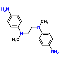 N,N'-Bis(4-aminophenyl)-N,N'-dimethylethylenediamine Structure