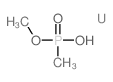 Phosphonic acid,methyl-, monomethyl ester, uranium(4+) salt (8CI)结构式